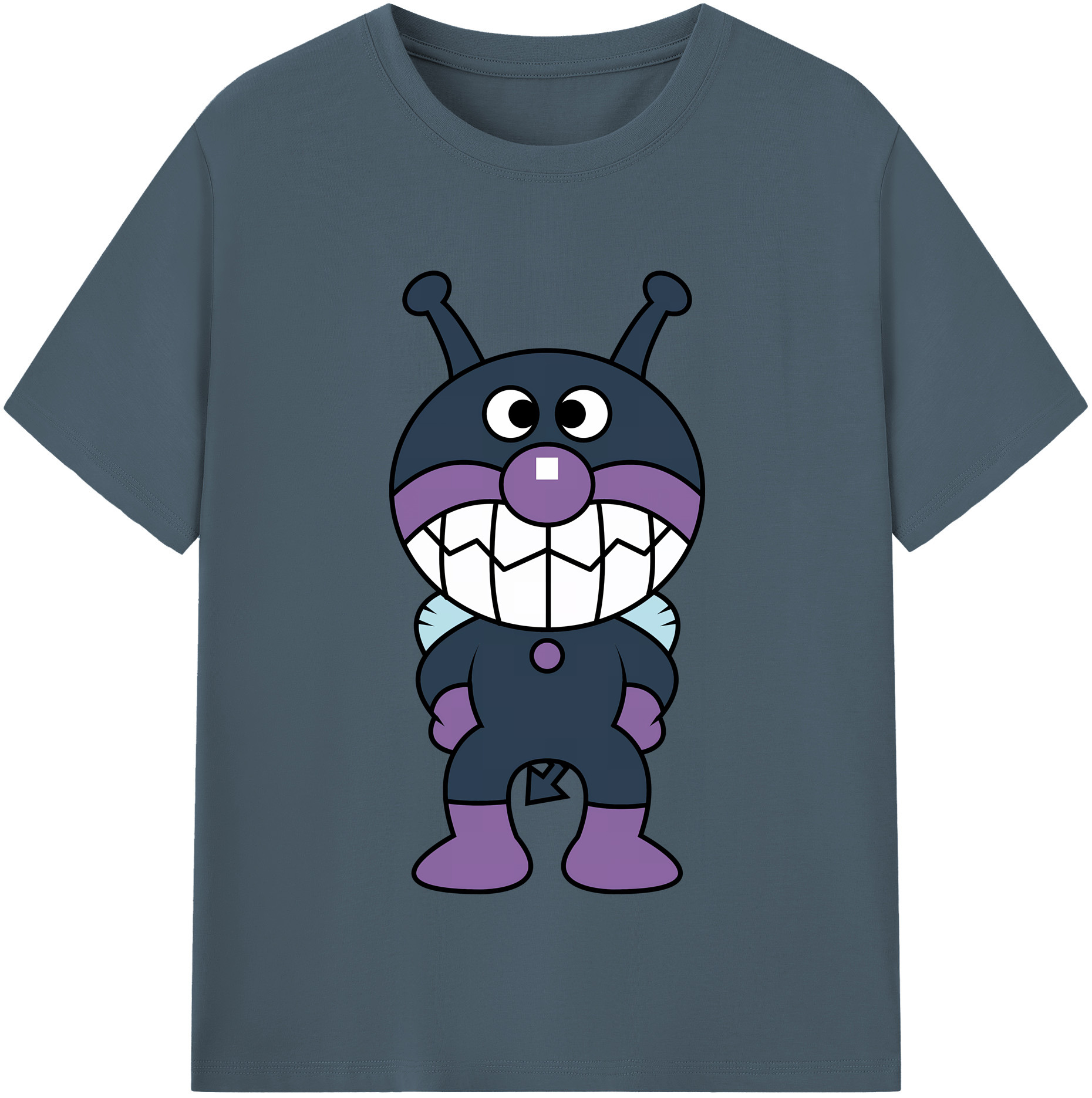 （画像用） アンパンマン Anpanman 綿100％半袖Tシャツ（フロントプリント）